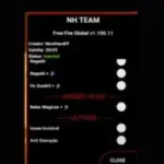 NH Team Mod Menu (Free Fire Max) Download For Andriod